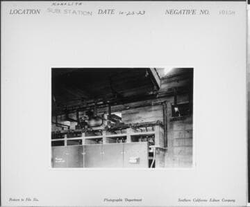 Monolith substation