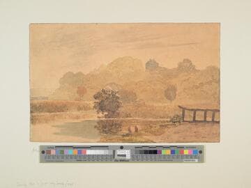 Misty River Scene