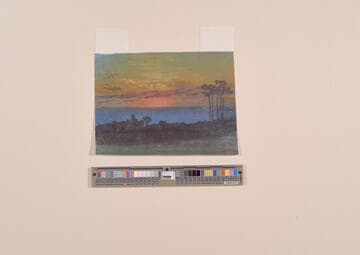 Sunset over the Sea