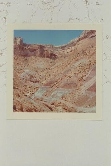 Up into head wall of Miller Canyon from near the uranium mine