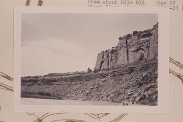 East end of the saddle of The Bowknot. From about Mile 61 1/2