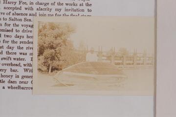 Freeman's repaired boat at Rositas Heading on the Alamo River
