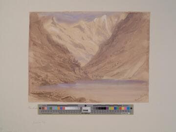 Swiss Lake Scene