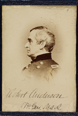 Major Robert Anderson Major Robert Anderson